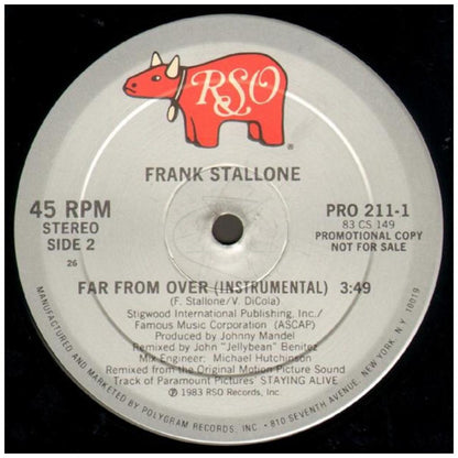 FRANK STALLONE - FAR FROM OVER | 12" MAXI SINGLE VINILO USADO