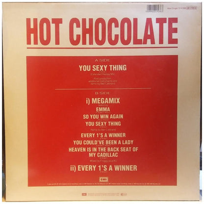 HOT CHOCOLATE - YOU SEXY THING (BEN LIEBRAND MIX) | 12" MAXI SINGLE VINILO USADO
