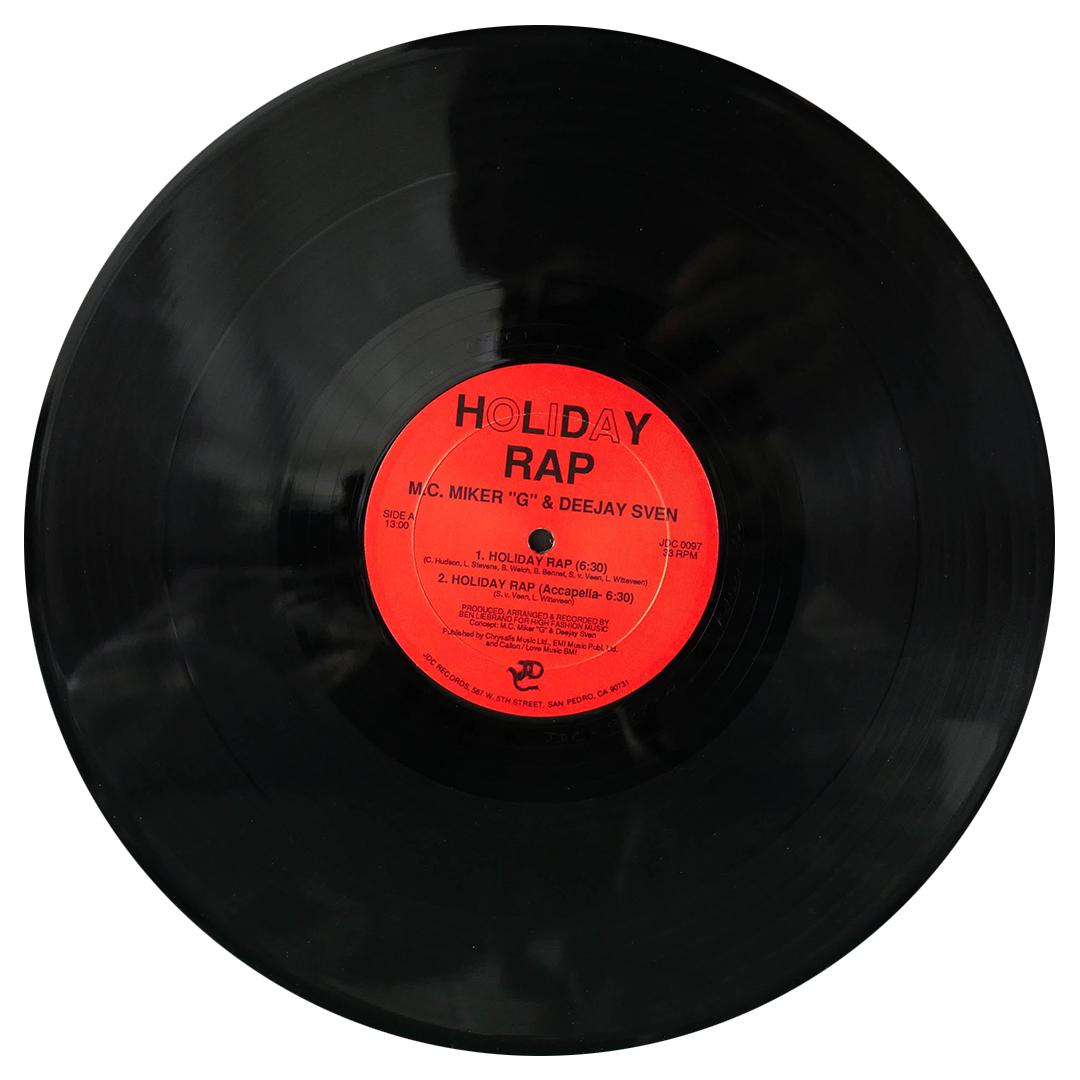 M.C. MIKER "G" & DEEJAY SVEN - HOLIDAY RAP | 12" MAXI SINGLE USADO