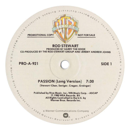 ROD STEWARD - PASSION (PROMO COPY) | 12'' MAXI SINGLE USADO