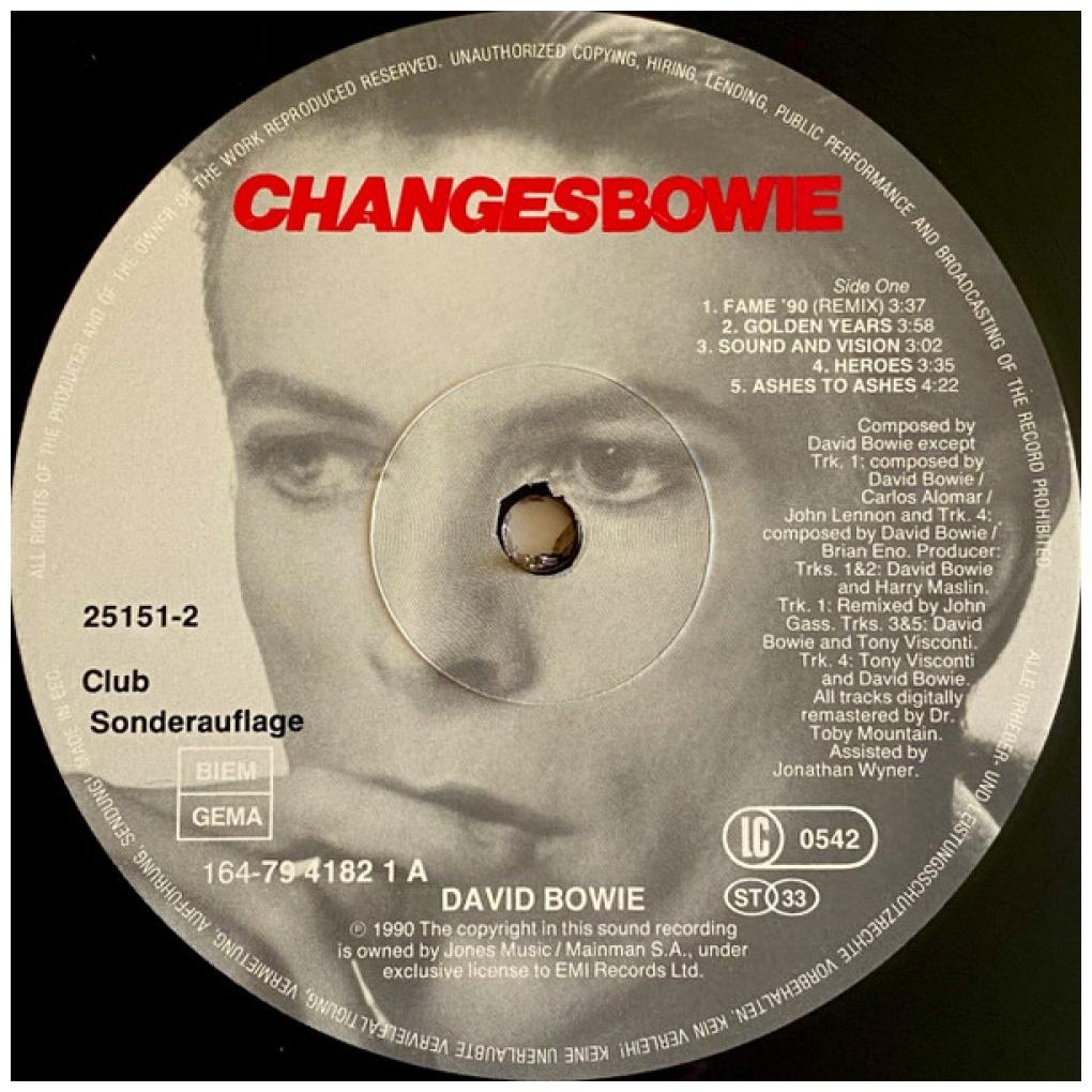 DAVID BOWIE - CHANGESBOWIE (2LP) | VINILO USADO