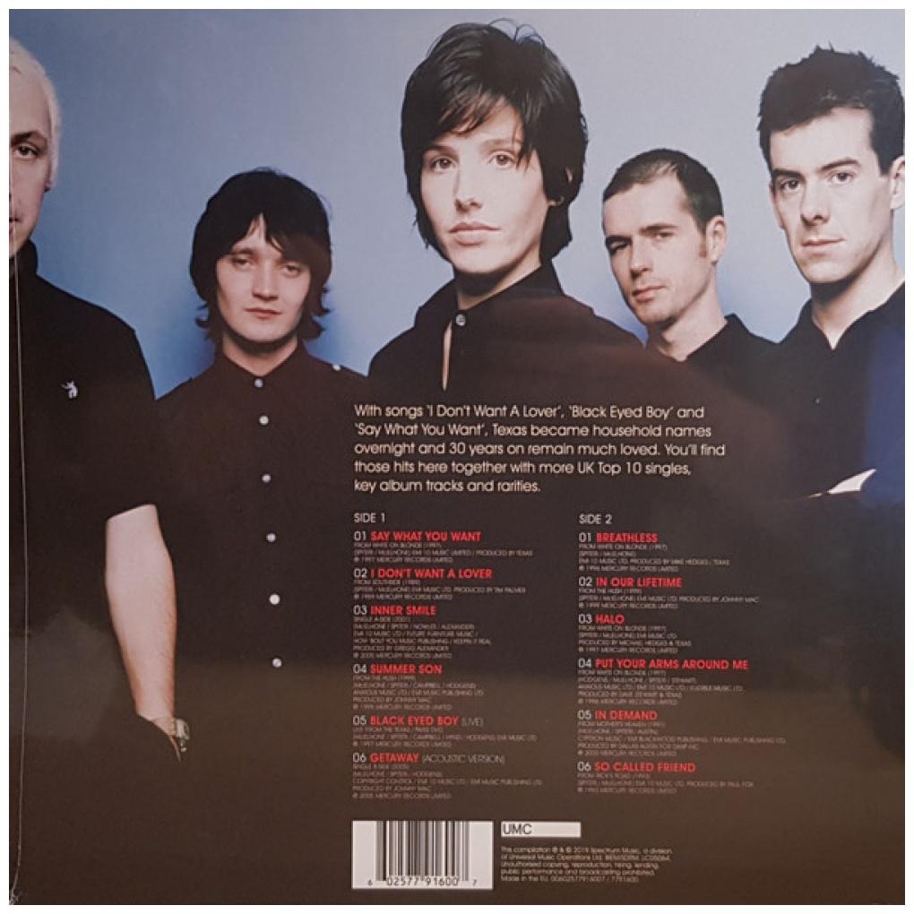 TEXAS - SAY WHAT YOU WANT: THE COLLECTION | VINILO