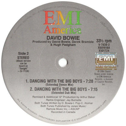DAVID BOWIE - BLUE JEAN (VDE-NUEVO/SELLADO) | 12'' MAXI SINGLE