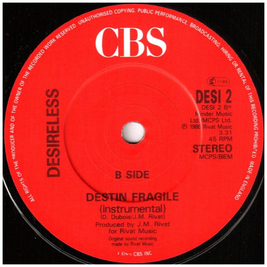 DESIRELLES - VOYAGE, VOYAGE (REMIXED) | 7" SINGLE USADO