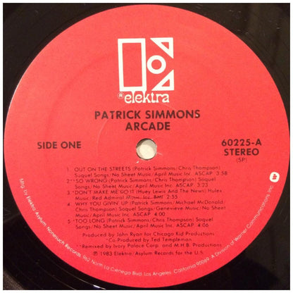 PATRICK SIMMONS - ARCADE | VINILO USADO