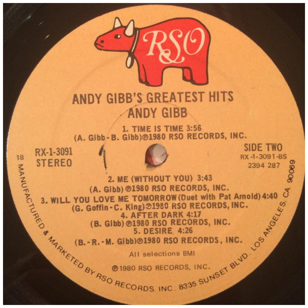 ANDY GIBB - GREATEST HITS | VINILO USADO