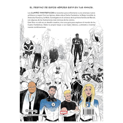 LOS CUATRO FANTÁSTICOS. LIBRO OFICIAL PARA COLOREAR (TAPA BLANDA) - MARVEL | LIBRO