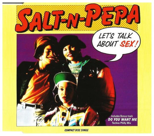 SALT-N-PEPA - LET S TALK ABOUT SEX | CD SINGLE USADO