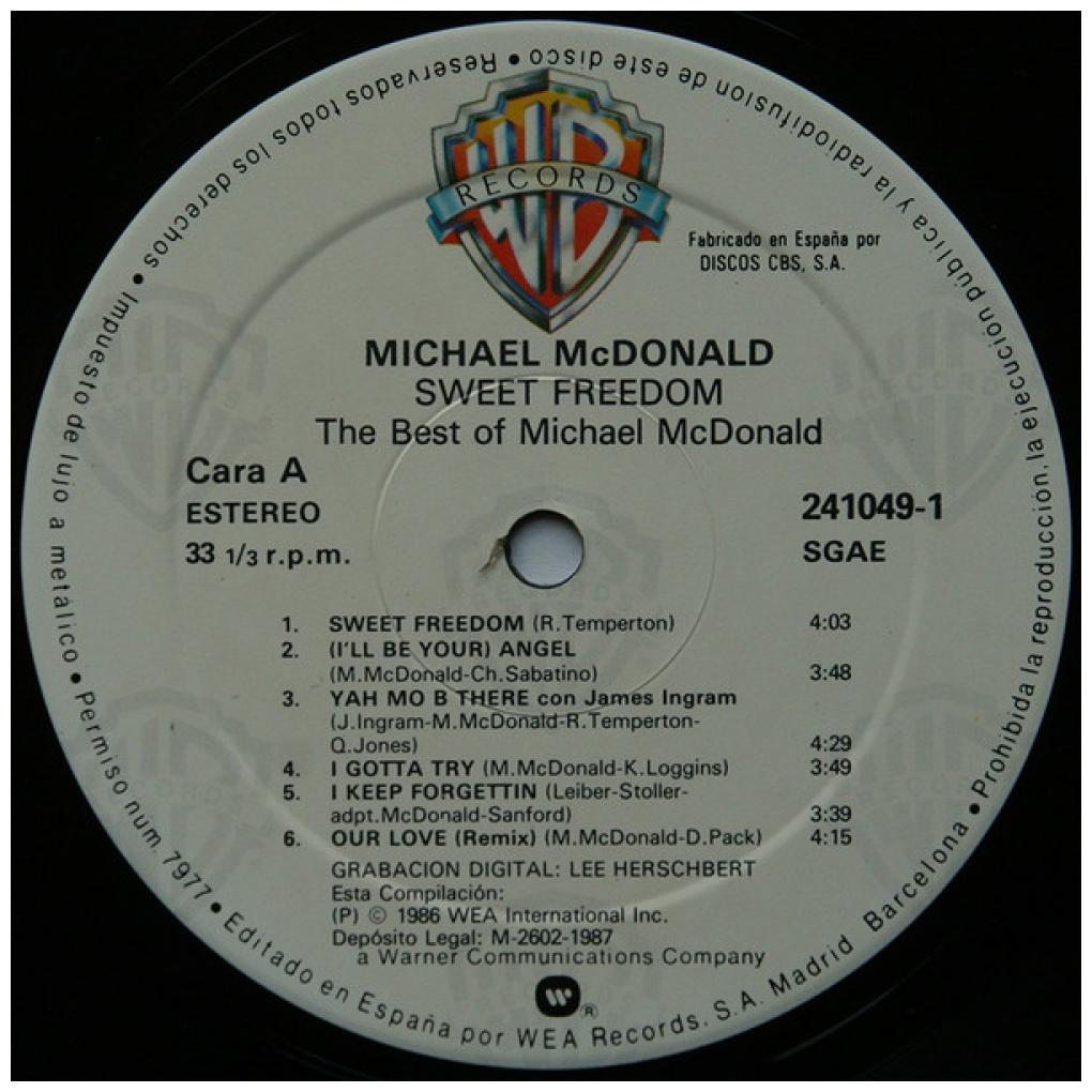 MICHAEL McDONALD - SWEET FREEDOM: THE BEST OF | VINILO USADO