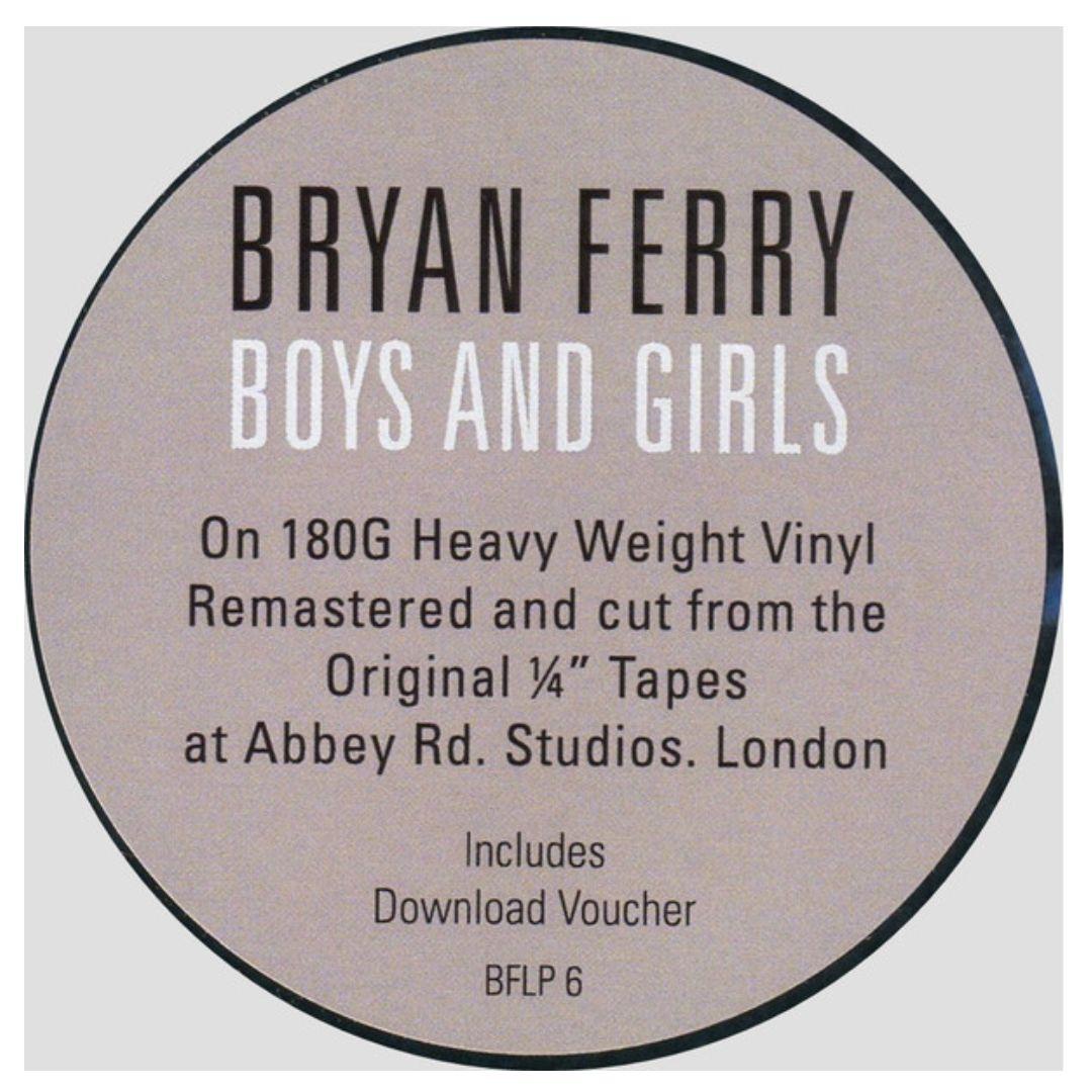 BRYAN FERRY - BOYS AND GIRLS | VINILO