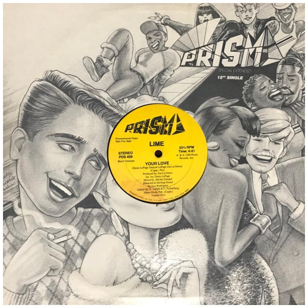 LIME - YOUR LOVE (PROMO COPY) | 12'' MAXI SINGLE USADO
