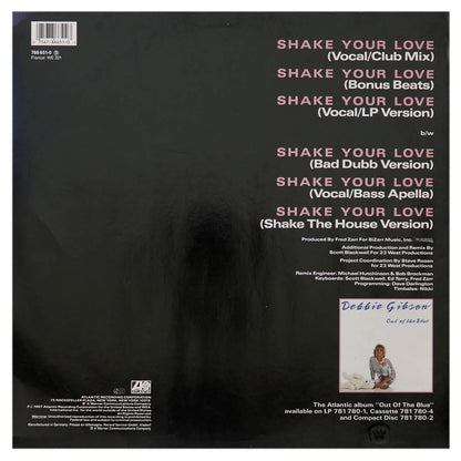 DEBBIE GIBSON - SHAKE YOUR LOVE | 12" MAXI SINGLE USADO