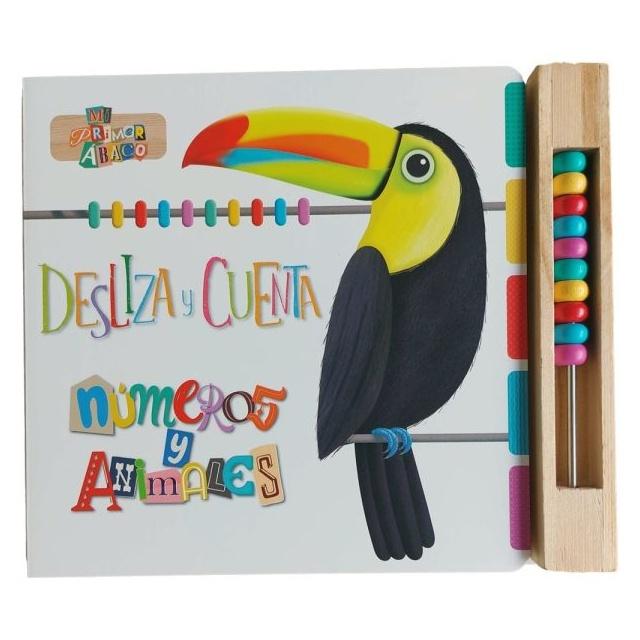 MI PRIMER ÁBACO - DESLIZA Y CUENTA NÚMEROS Y ANIMALES (DURA) - SUZANNE FOSSEY | LIBRO