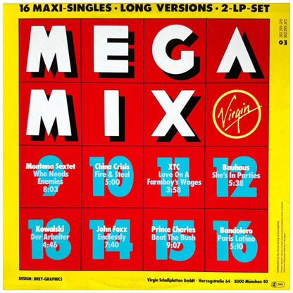 MEGAMIX/16 MAXI-SINGLES - V.A. - LONG VERSIONS (2LP) | VINILO USADO