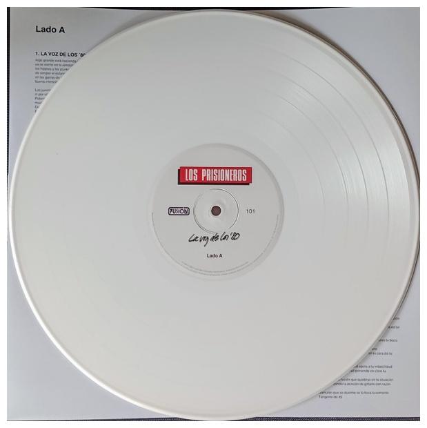 LOS PRISIONEROS   - LA VOZ DE LOS 80 S (WHITE VINYL) | VINILO