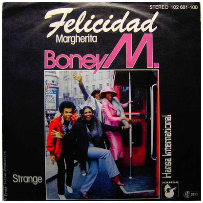 BONEY M. - FELICIDAD (MARGHERITA) | 7" SINGLE USADO