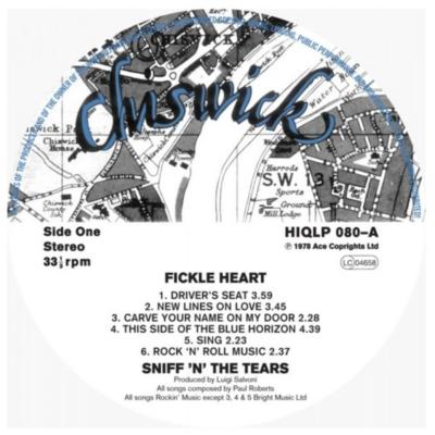 SNIFF N THE TEARS - FICKLE HEART | VINILO