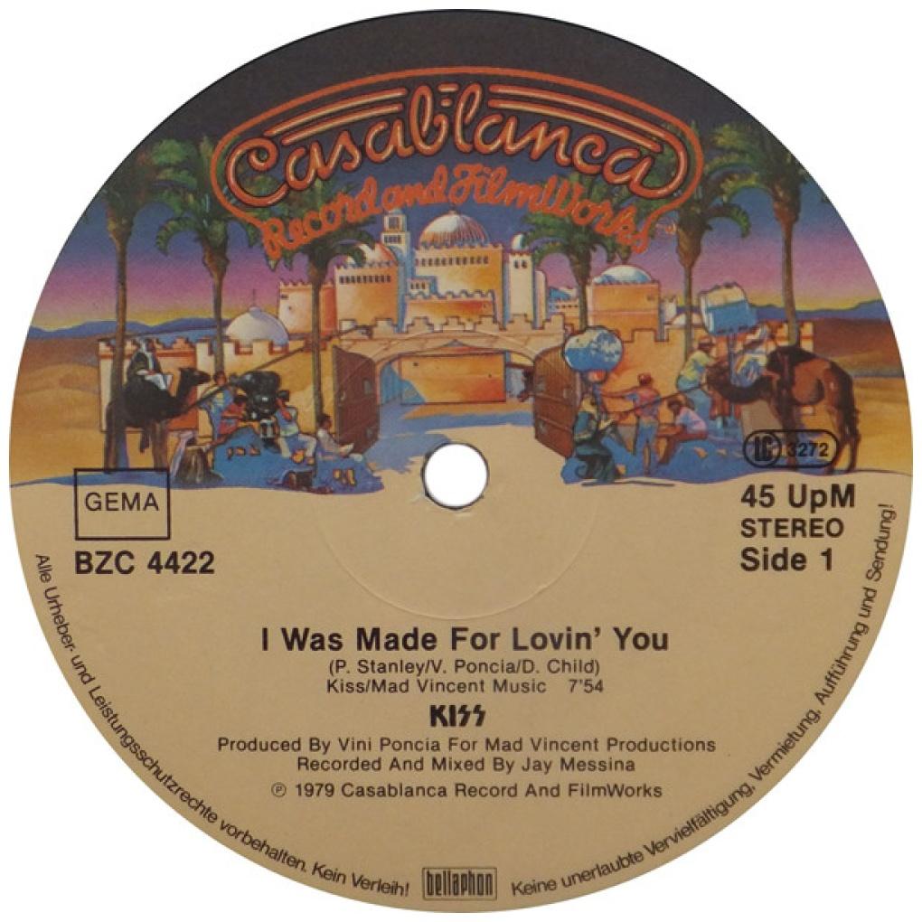 KISS - I WAS MADE FOR LOVING YOU | 12'' MAXI SINGLE USADO