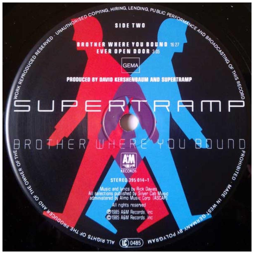 SUPERTRAMP - BROTHER WHERE YOU BOUND | VINILO USADO
