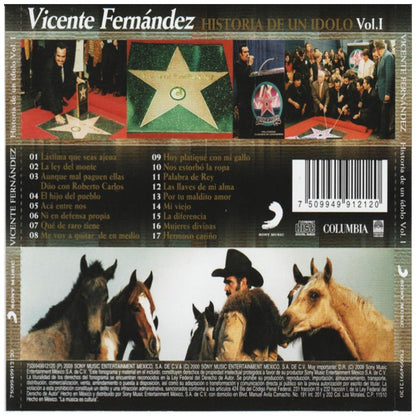 VICENTE FERNANDEZ - HISTORIA DE UN IDOLO VOL. 1 | CD