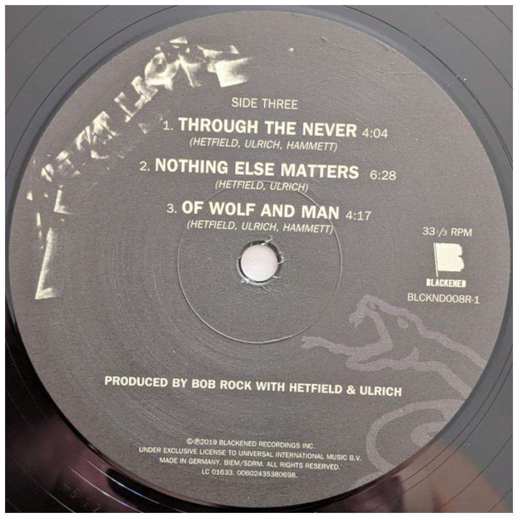 METALLICA  - METALLICA - THE BLACK ALBUM (2LP) | VINILO