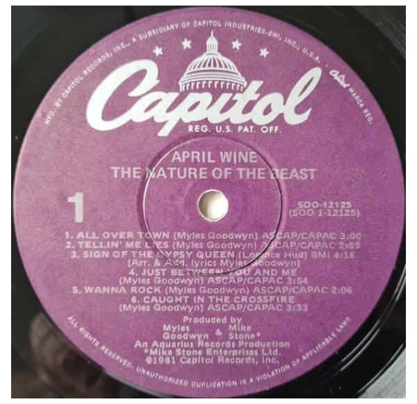 APRIL WINE - THE NATURE OF THE BEAST | VINILO USADO