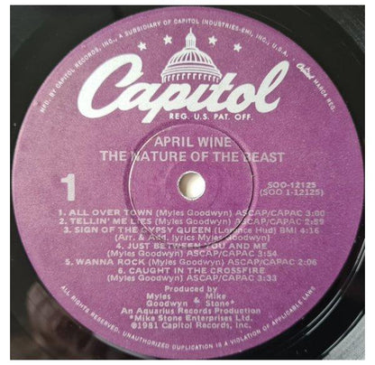 APRIL WINE - THE NATURE OF THE BEAST | VINILO USADO