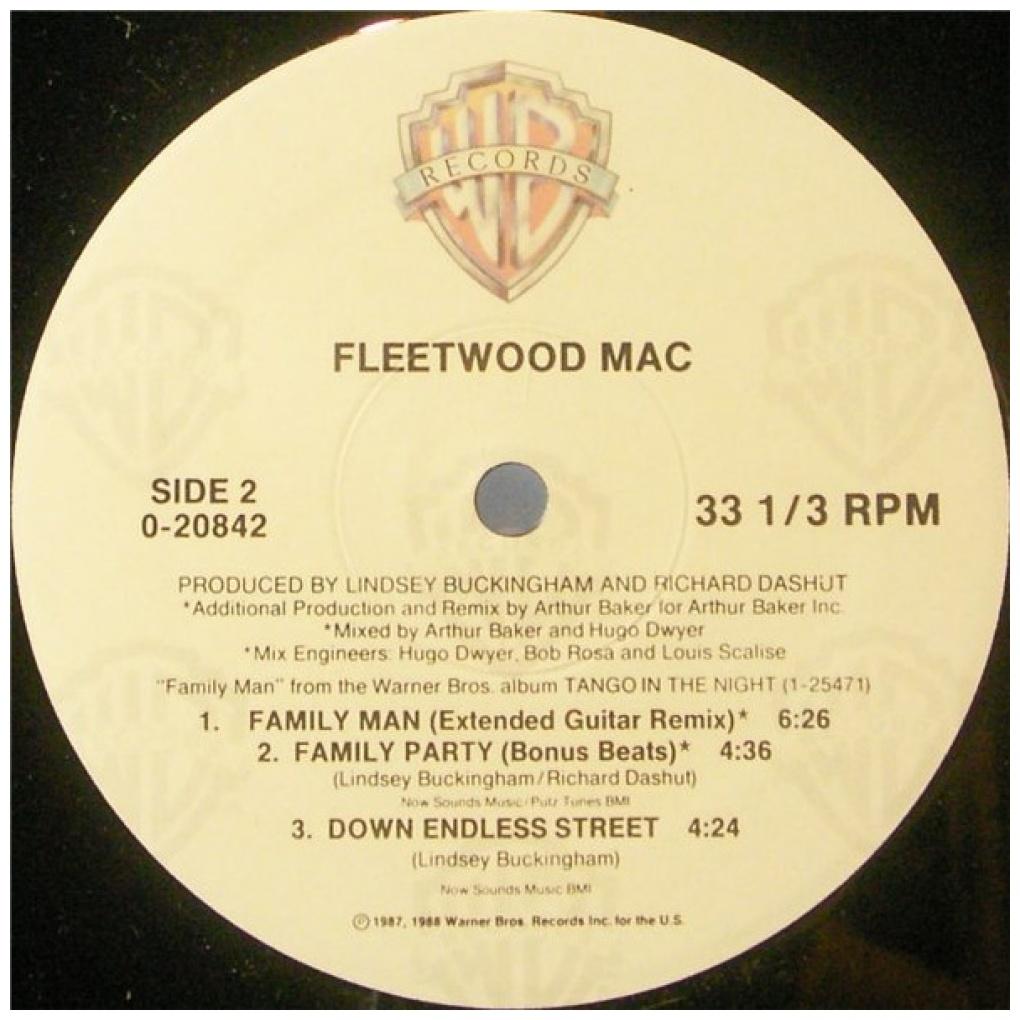 FLEETWOOD MAC - FAMILY MAN (VDE-NUEVO/SELLADO) | 12" MAXI SINGLE VINILO USADO
