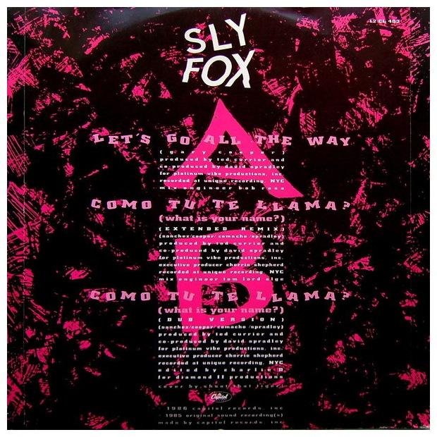 SLY FOX - LET S GO ALL THE WAY | 12" MAXI SINGLE USADO