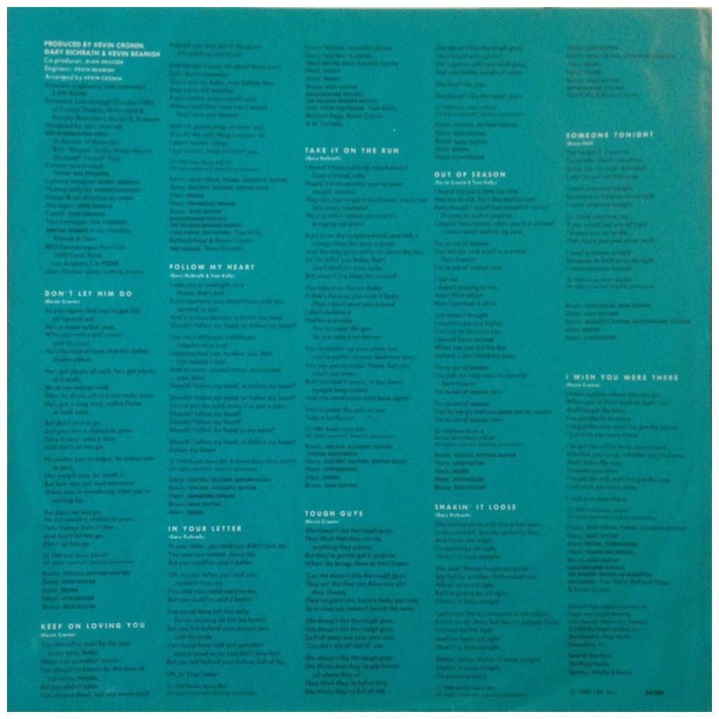 R.E.O. SPEEDWAGON - HI-INFIDELITY | VINILO USADO