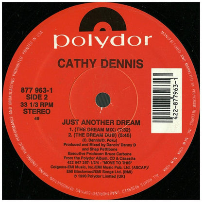 CATHY DENNIS - JUST ANOTHER DREAM | 12" MAXI SINGLE VINILO USADO