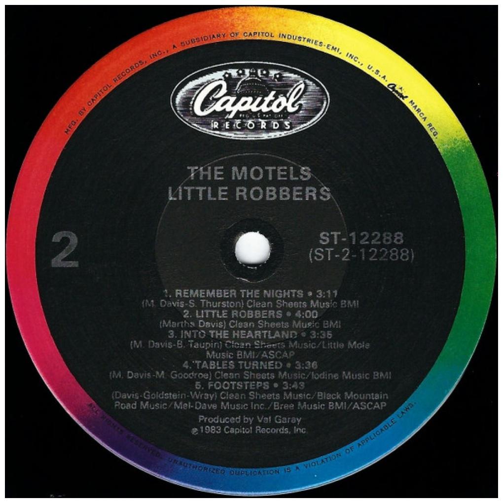 MOTELS - LITTLE ROBERTS | VINILO USADO