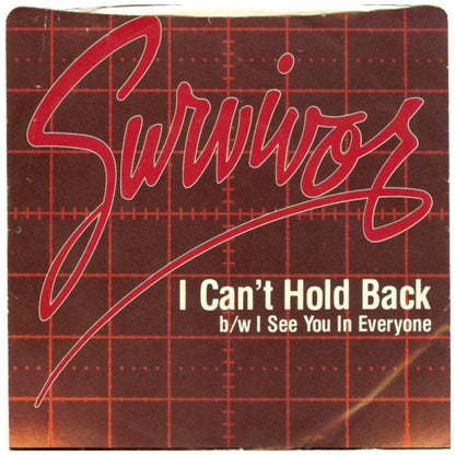 SURVIVOR - I CAN'T HOLD BACK | 7" SINGLE USADO