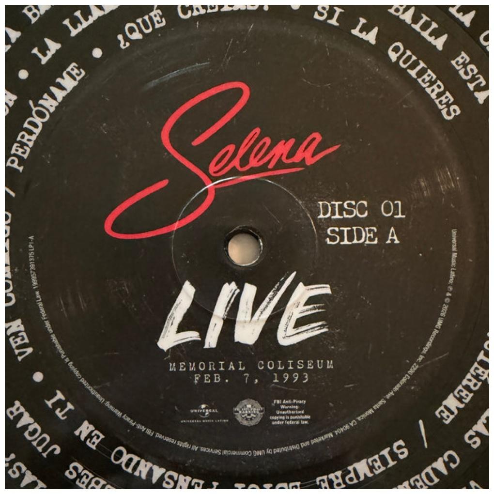 SELENA - SELENA LIVE (PICTURE DISC) (2LP) | VINILO