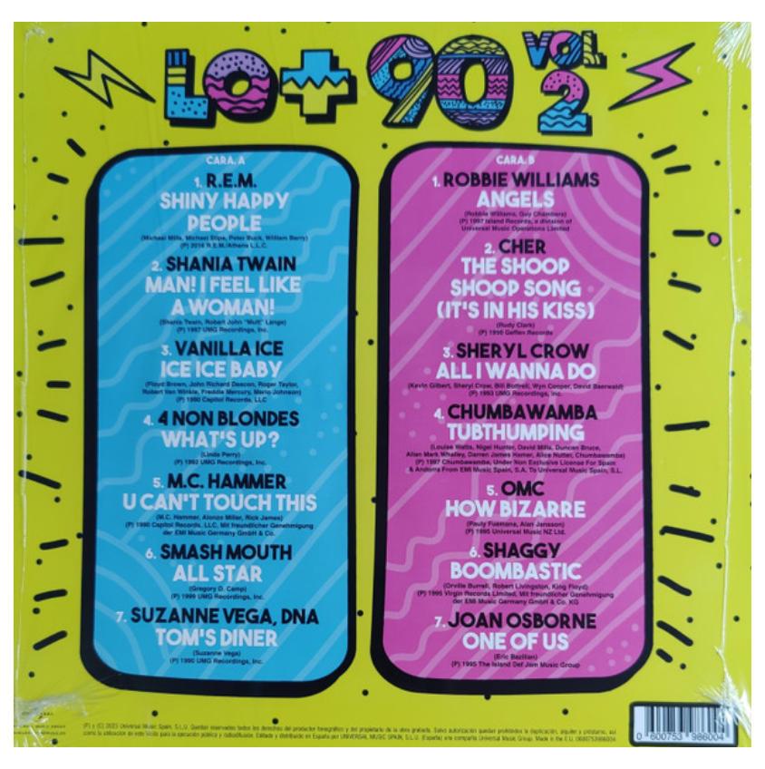 LO + 90: VOL.2 - VARIOS ARTISTAS | VINILO