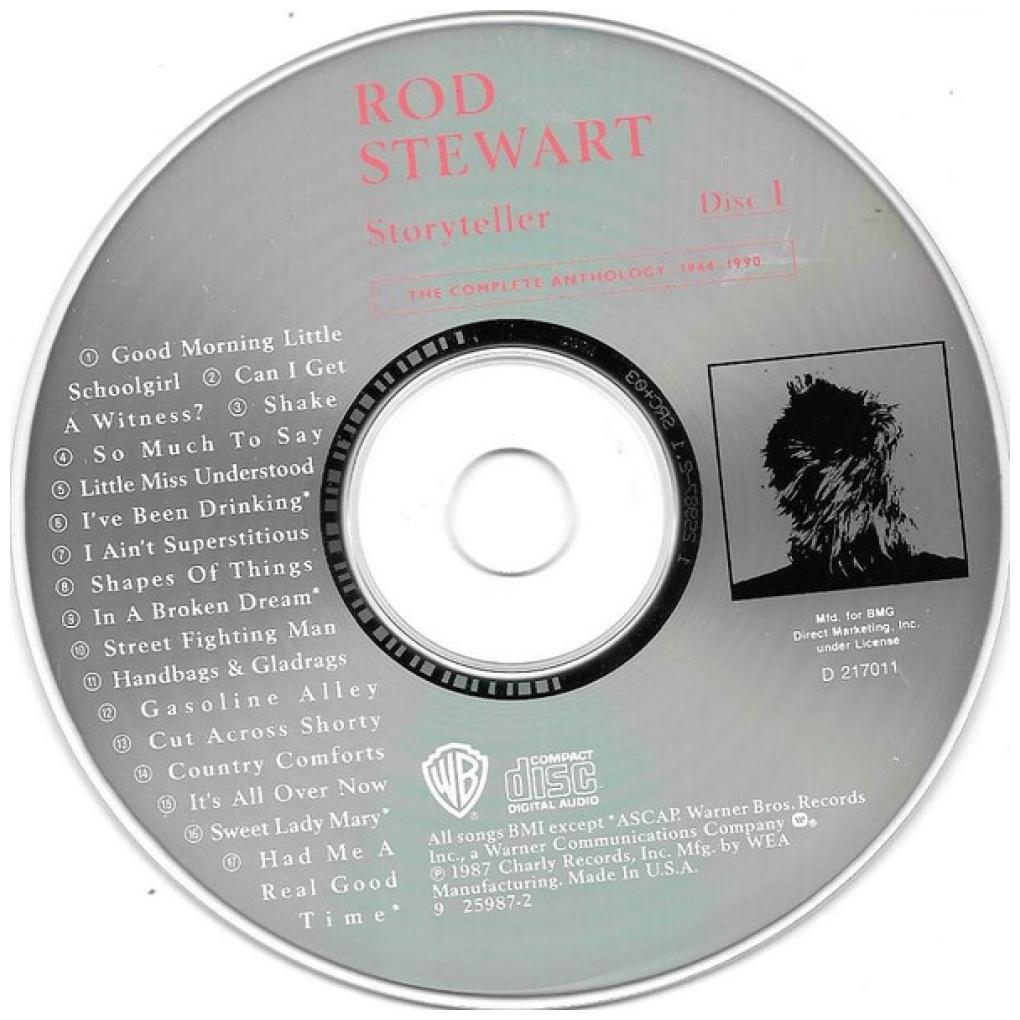 ROD STEWARD - STORYTELLER: THE COMPLETE ANTHOLOGY 1964-1990 (4CD+BOOK) | CD USADO