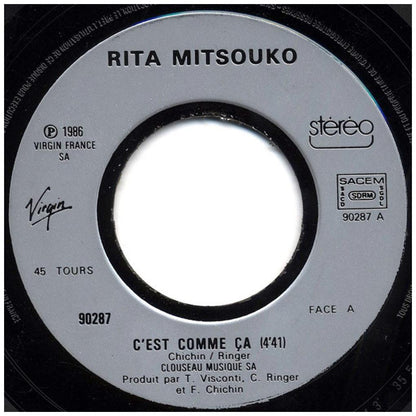 LE RITA MITSOUKO - C'EST COMME CA | 7" SINGLE USADO