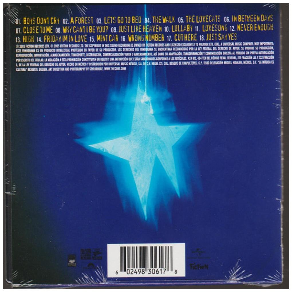 THE CURE - GREATES HITS | CD