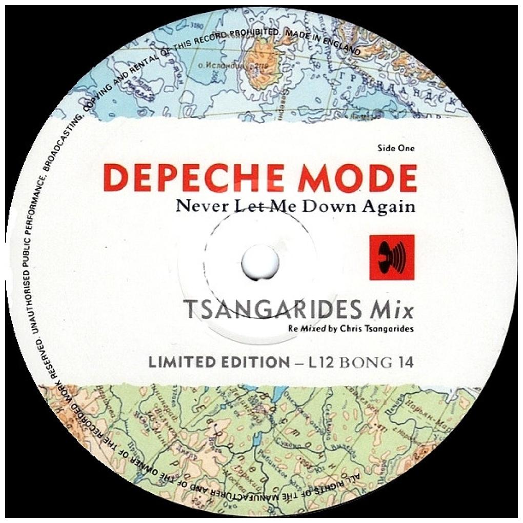 DEPECHE MODE - NEVER LET ME DOWN AGAIN (VDE-NUEVO/SELLADO) | 12" MAXI SINGLE VINILO