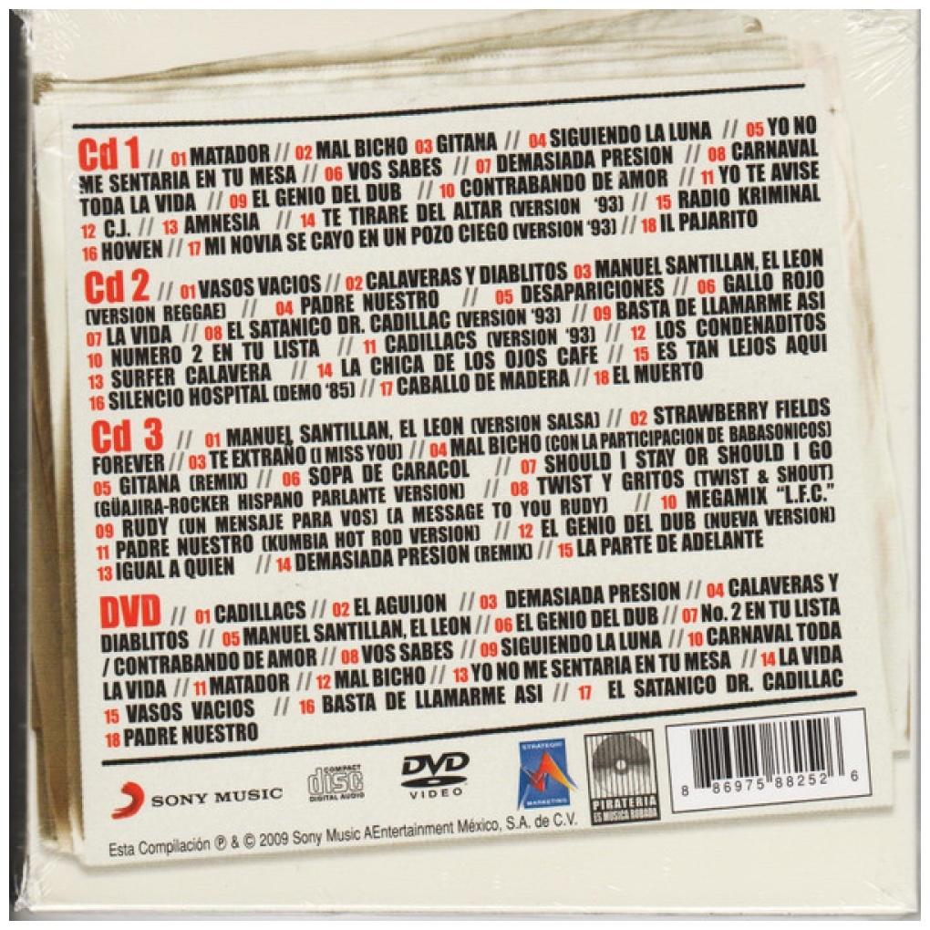 LOS FABULOSOS CADILLACS - LO ESENCIAL (3CD+DVD) | CD