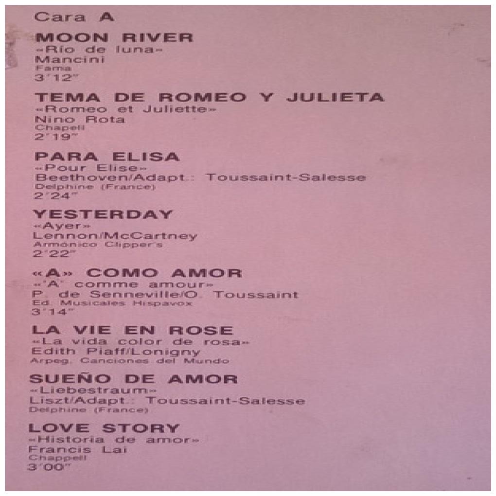 RICHARD CLAYDERMAN - 16 GRANDES TEMAS DE SIEMPRE | VINILO USADO