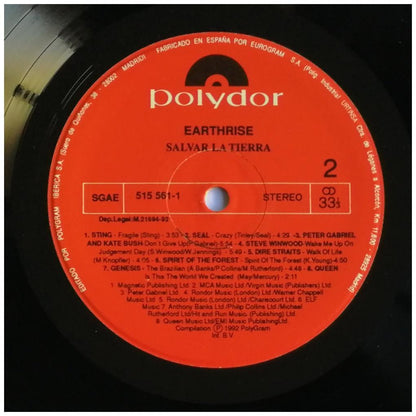 EARTHRISE - SALVAR LA TIERRA-VARIOS ARTISTAS | VINILO USADO