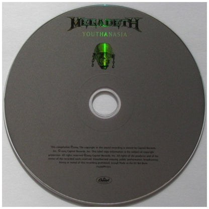 MEGADETH - YOUTHANASIA | CD