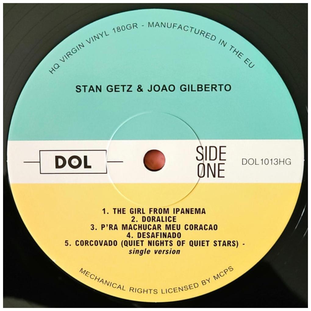 STAN GETZ & JOAO GILBERTO - GETZ/GILBERTO | VINILO