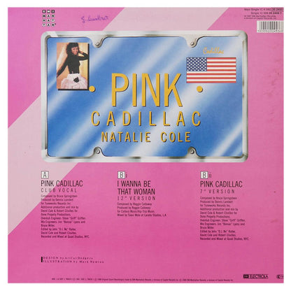 NATALIE COLE - PINK CADILLAC(CLUB VOCAL) | 12" MAXI SINGLE USADO