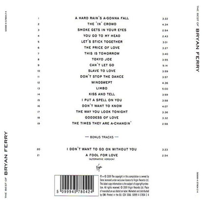 BRYAN FERRY - BEST OF | CD