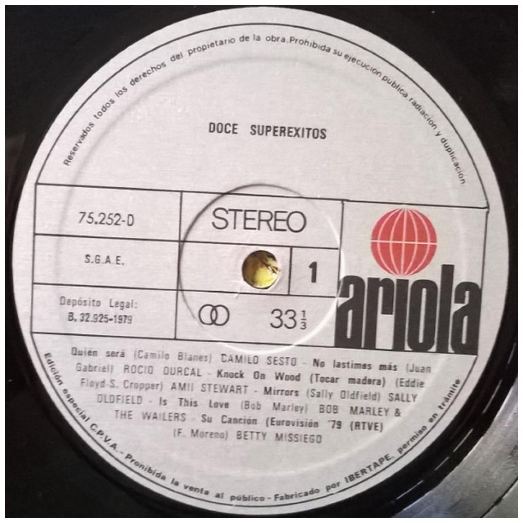 12 SUPEREXITOS - VARIOS ARTISTAS | VINILO USADO
