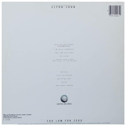 ELTON JOHN  - TOO LOW FOR ZERO | VINILO USADO