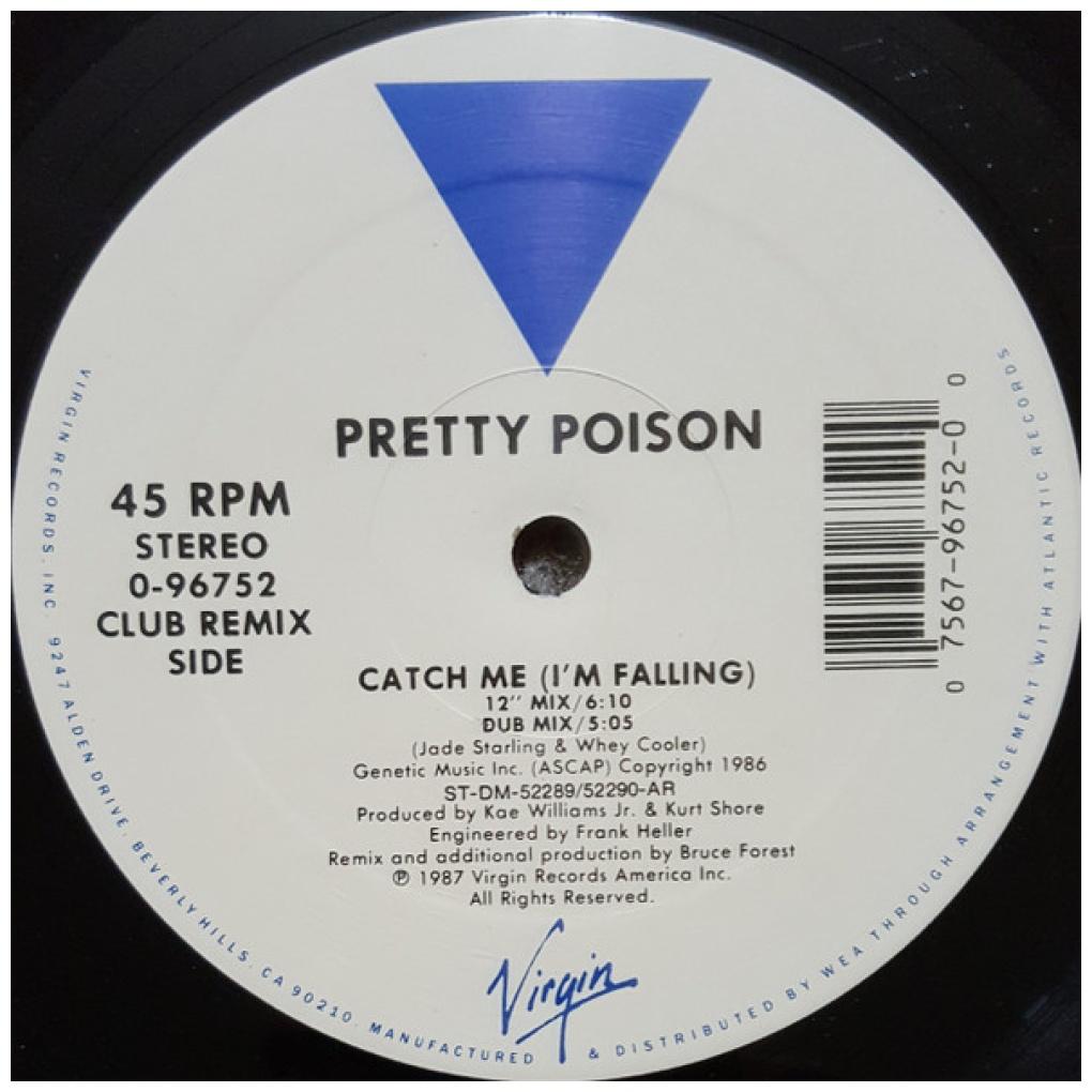 PRETTY POISON - CATCH ME (I'M FALLING) | 12'' MAXI SINGLE USADO