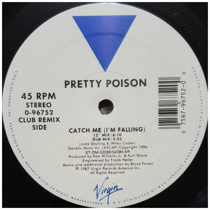 PRETTY POISON - CATCH ME (I'M FALLING) | 12'' MAXI SINGLE USADO